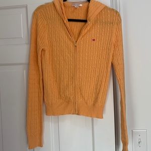 Romeo & Juliet knit zip up sweater size Large
